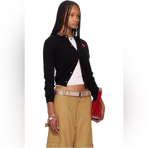 COMME DES GARÇONS PLAY
Black Heart Patch Cardigan - Picture 4 of 8